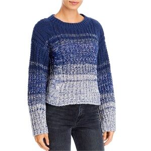 525 Ombré Sweater in Dark Blue Multi Size M New w/Tag Retail $138